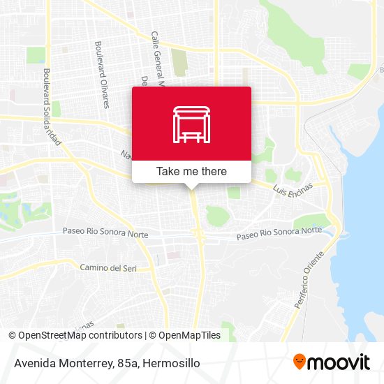 Avenida Monterrey, 85a map