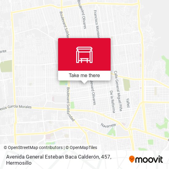 Avenida General Esteban Baca Calderón, 457 map