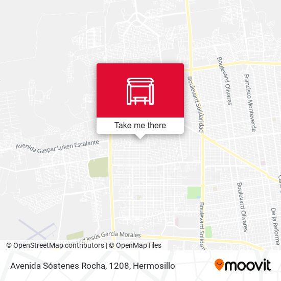 Avenida Sóstenes Rocha, 1208 map