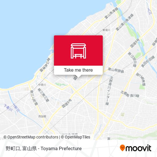 野町口 map