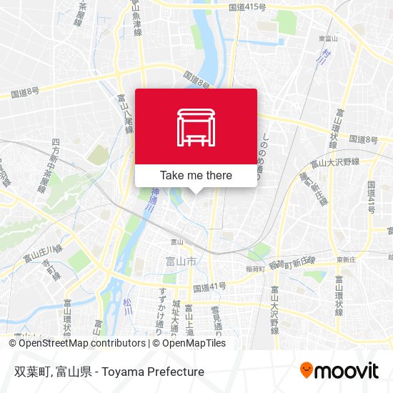 双葉町 map