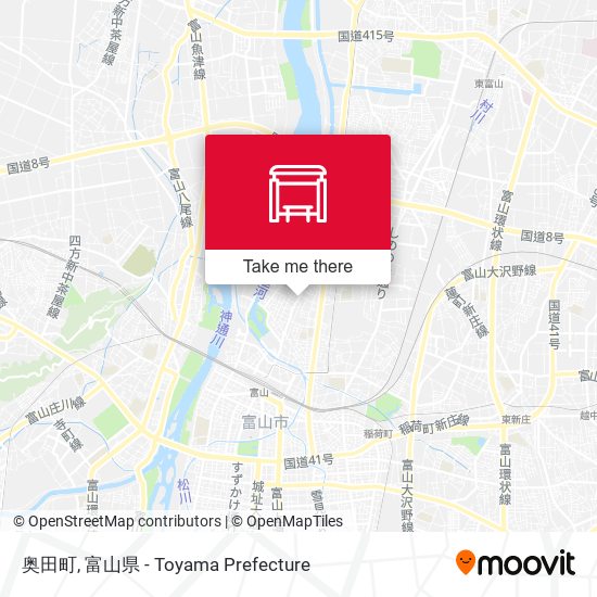奥田町 map