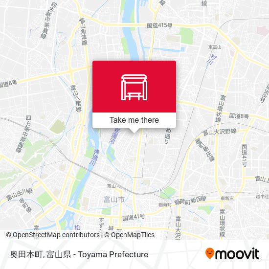 奥田本町 map
