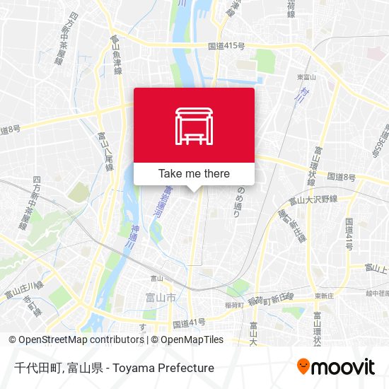 千代田町 map