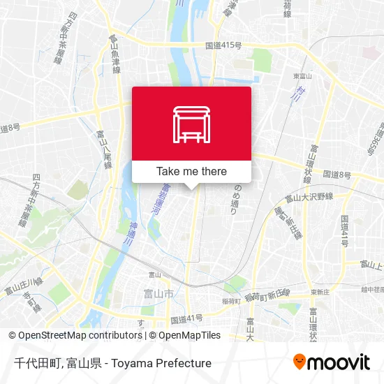 千代田町 map