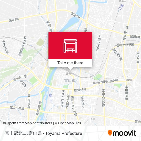 富山駅北口 map