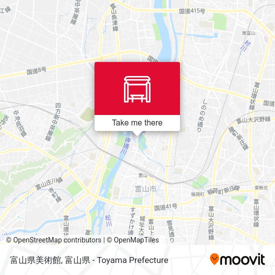 富山県美術館 map