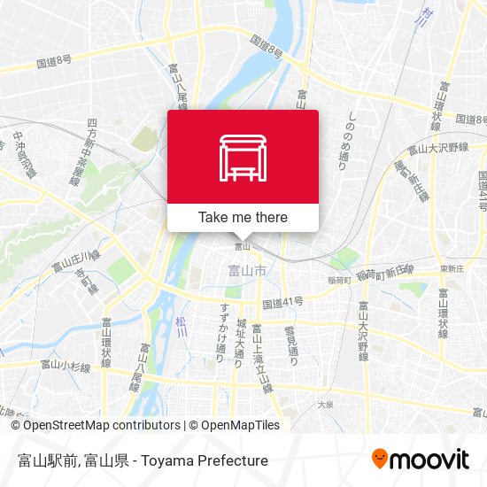 富山駅前 map