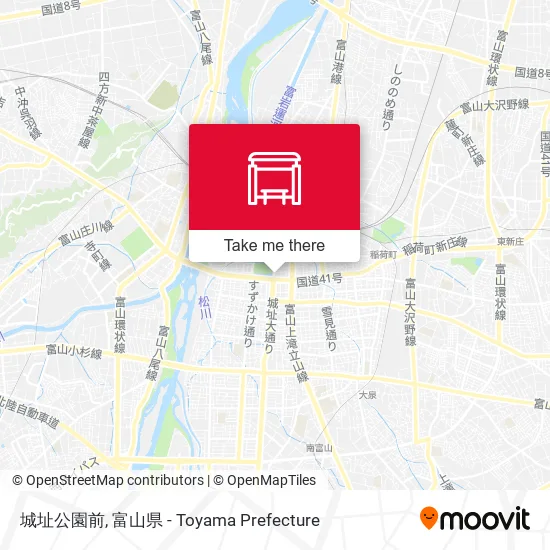 城址公園前 map