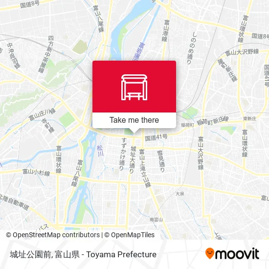 城址公園前 map