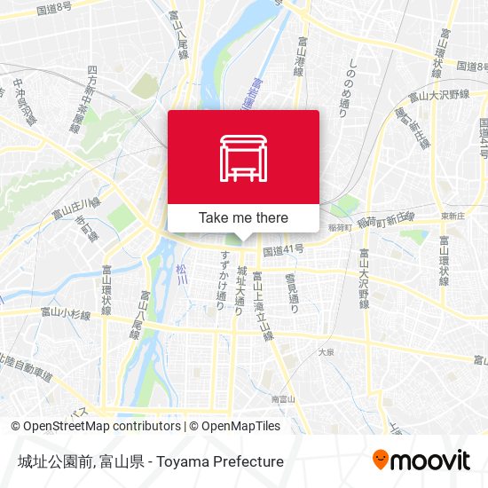 城址公園前 map