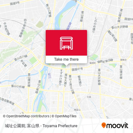 城址公園前 map