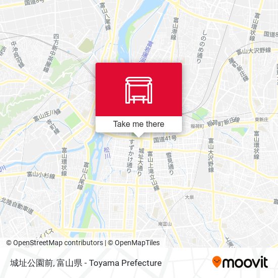 城址公園前 map