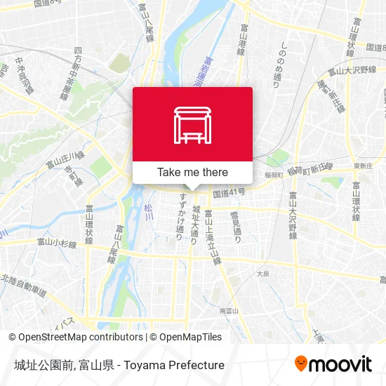 城址公園前 map