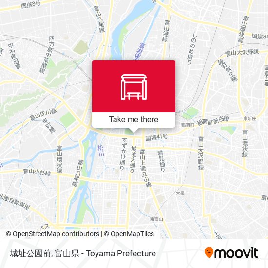 城址公園前 map