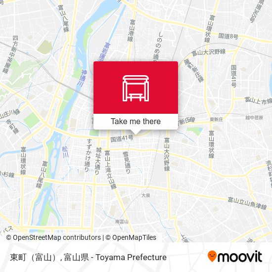 東町（富山） map