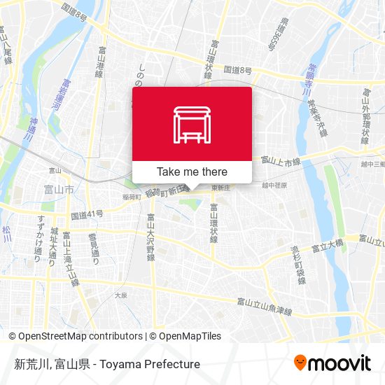 新荒川 map