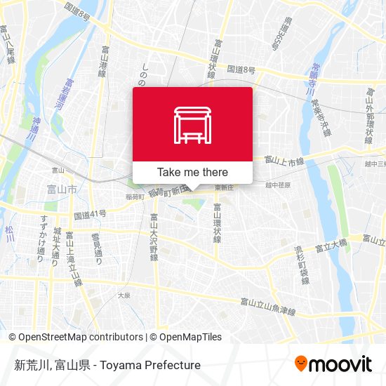 新荒川 map