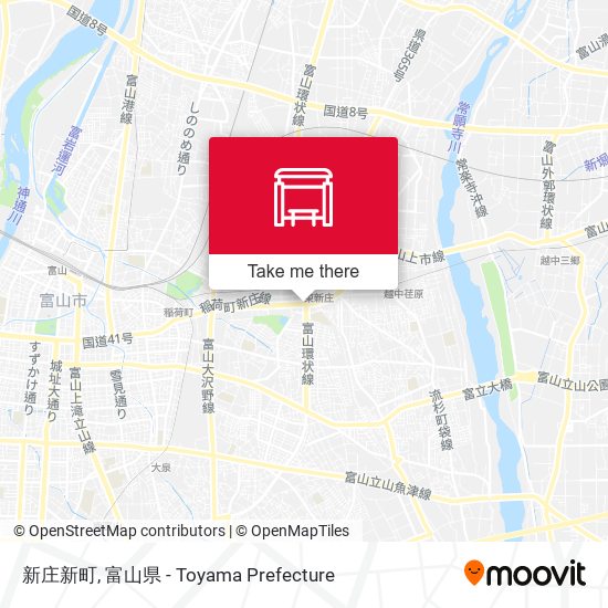 新庄新町 map