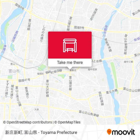 新庄新町 map