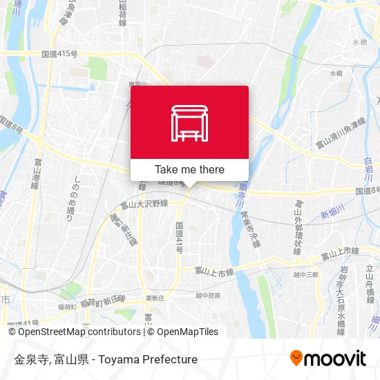 金泉寺 map