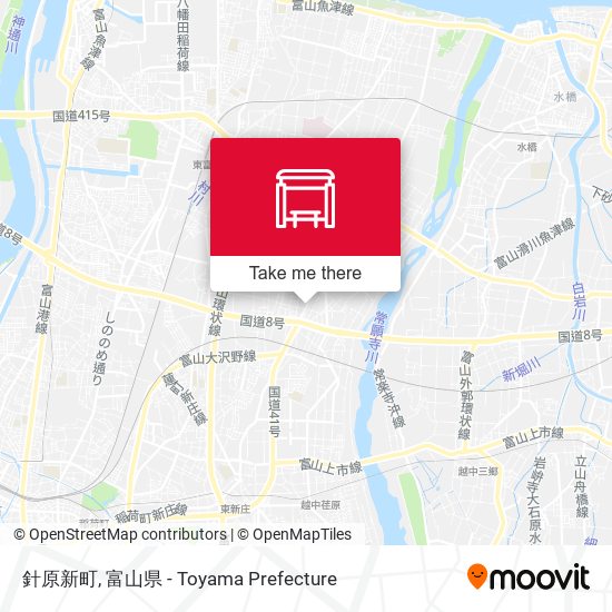 針原新町 map