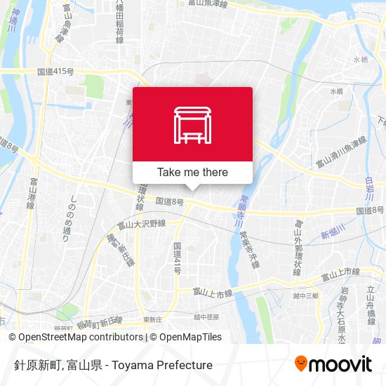 針原新町 map