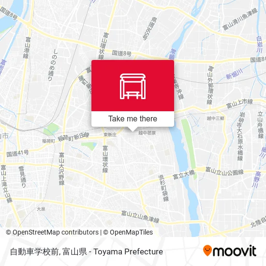 自動車学校前 map