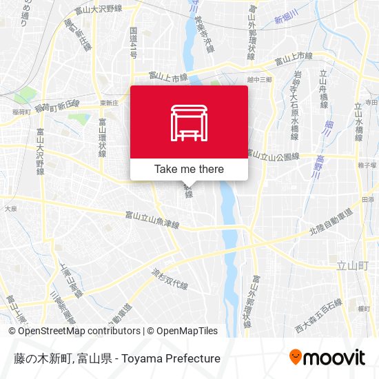 藤の木新町 map