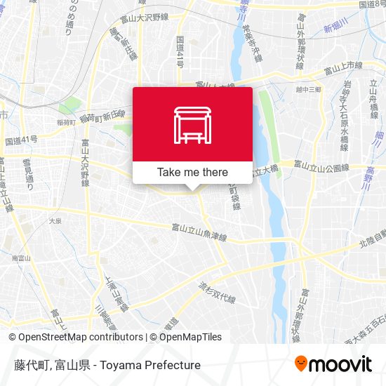 藤代町 map