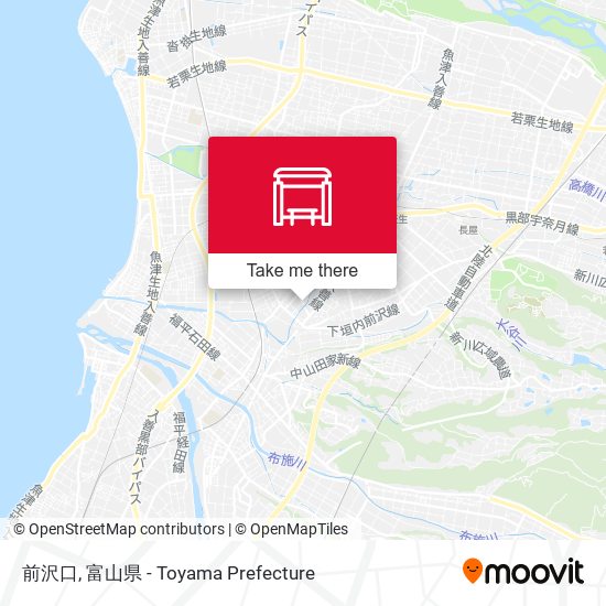 前沢口 map