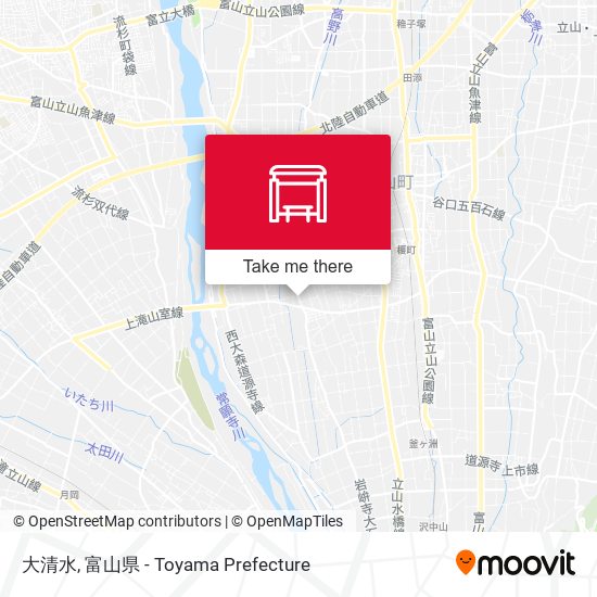 大清水 map