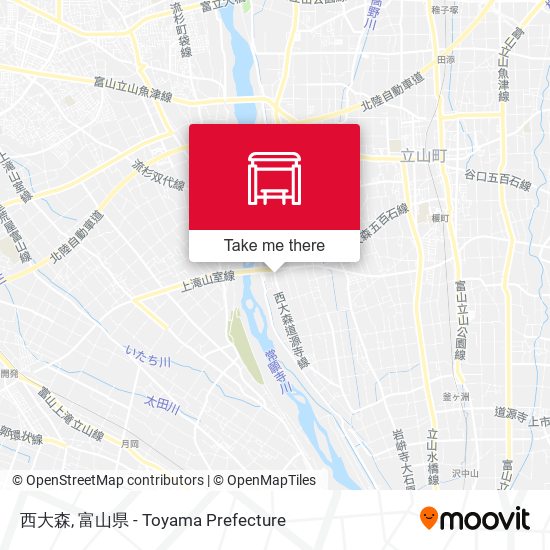 西大森 map