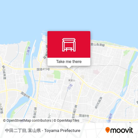 中田二丁目 map