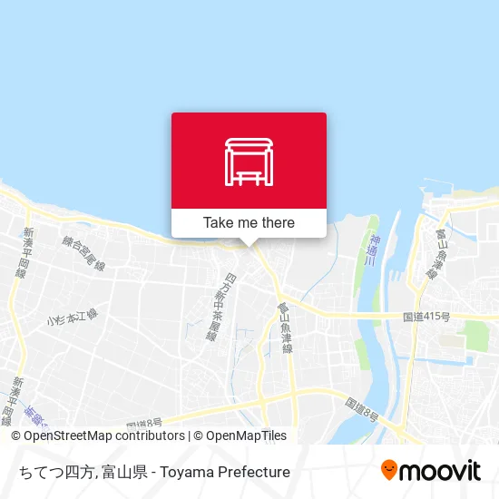 ちてつ四方 map