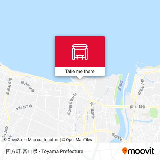 四方町 map