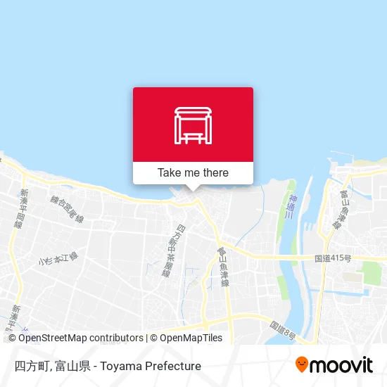 四方町 map