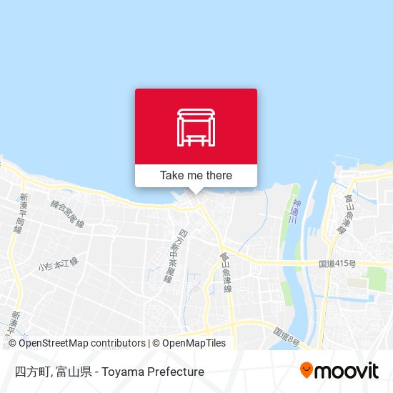 四方町 map