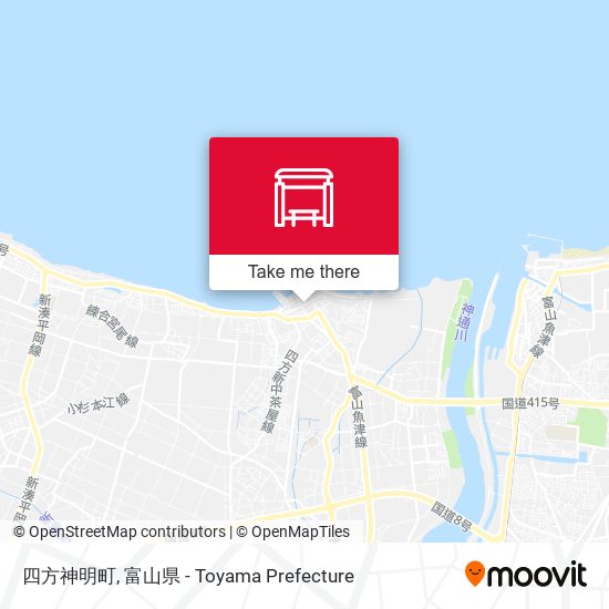 四方神明町 map