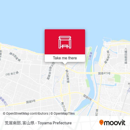 荒屋南部 map