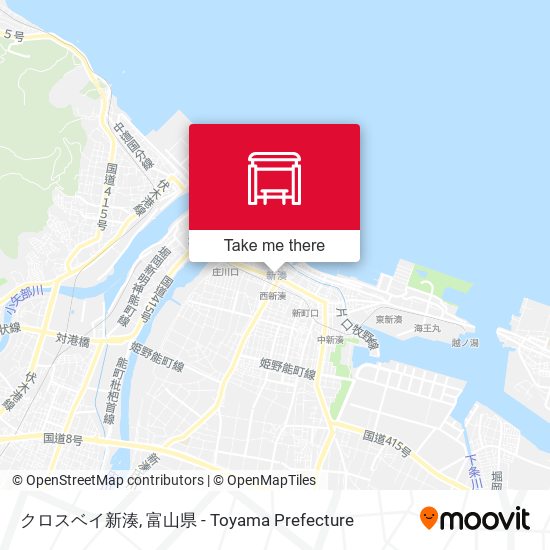 クロスベイ新湊 map