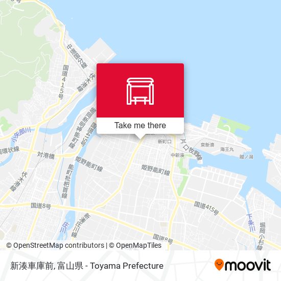新湊車庫前 map