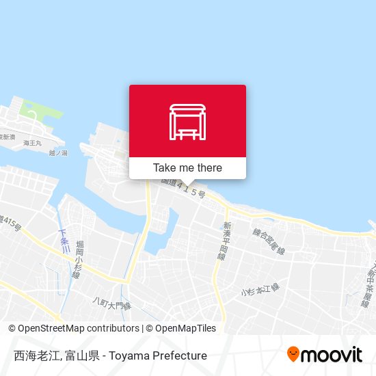 西海老江 map