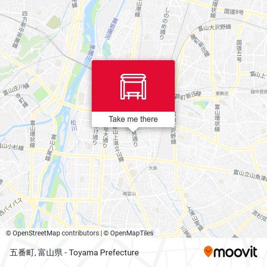 五番町 map