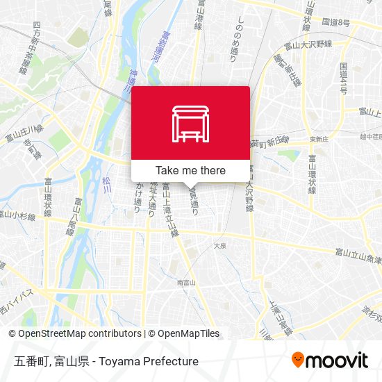 五番町 map