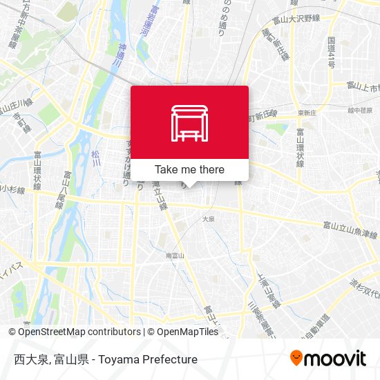 西大泉 map