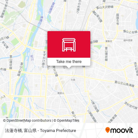 法蓮寺橋 map