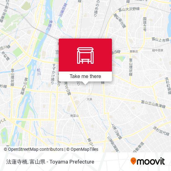 法蓮寺橋 map