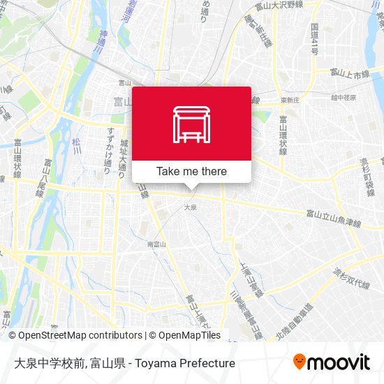 大泉中学校前 map