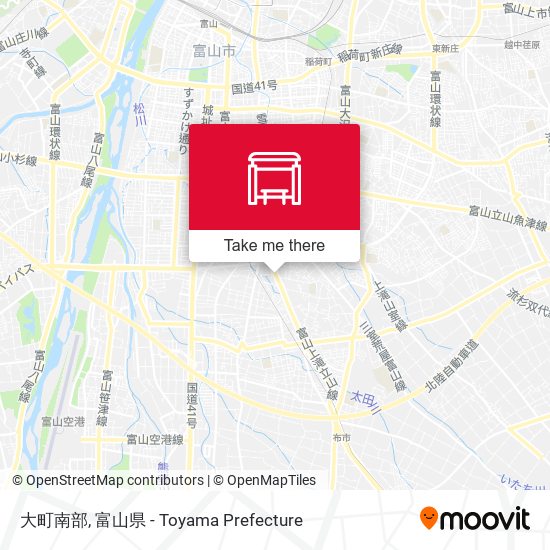 大町南部 map